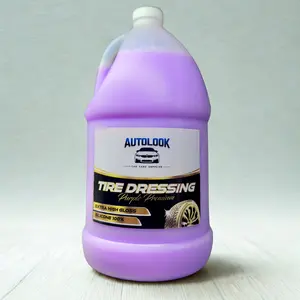 Autolook Tire Dressing PREMIUM PURPLE SILICONE 100% Extra High Gloss Silicone Tire Care Product 1 GALLON