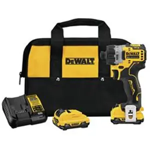 Dewalt 2004137 0.25 in. Xtreme 12V Max Hex Cordless Brushless Powered Screwdriver Kit - 1100 RPM - 4 Piece