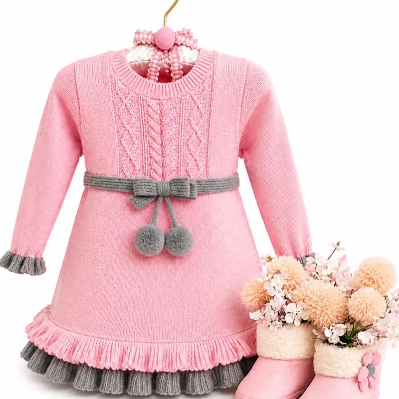 Baby Shower Centerpiece for Girl | Pink Baby Dress & Booties | Wearable Outfit Table Decor
