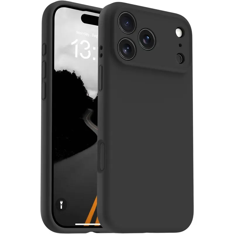 Phone Cases for iphone 18 Pro Max 18 Pro 17 Pro Max 16 15 14 13 Pro Max Classic Liquid Silicone Cover iPhoneLightweight Thin Casing, Integrated Camera Control Button, Anti-Scratch Microfiber Lining, Wireless Charging Support (Not Compatible with MagSafe)