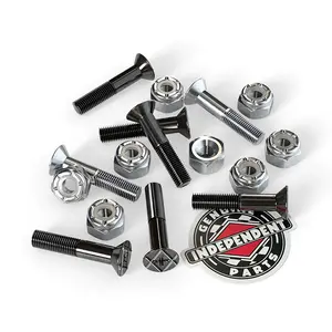 7/8in Phillips Independent Genuine Parts Black/Silver Hardware