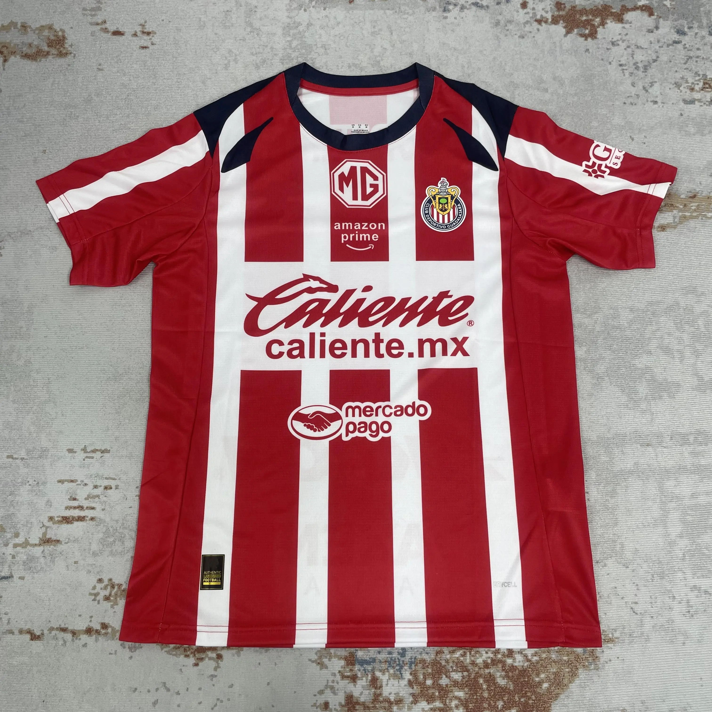 25 26 LIGA MX Chivas de Guadalajara Home Soccer Jersey Mexico League Fans Version Short Sleeve Jersey Quick Dry Football Jersey