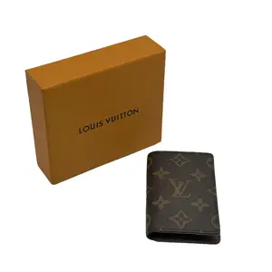 Pre-owned Louis Vuitton Coated Canvas Small Leather Goods Monogram Trifold Folding Pocket Wallet Monogram LVA02