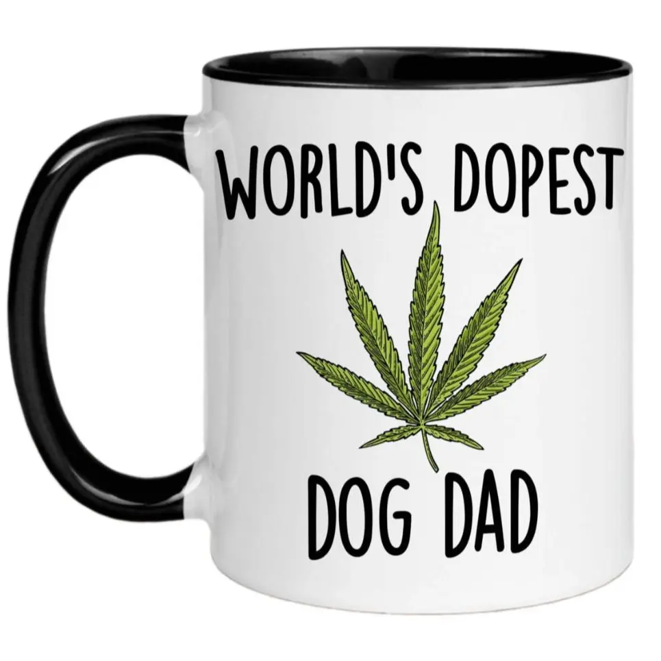 Dog Dad Gift, Dog Dad Birthday Gift, Father's Day Gift Dog Dad, Novelty Coffee Mug, 11 15oz Ceramic Cup, Gifts For Guys,