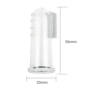Pet Finger Toothbrush Silicone – Dog Teeth Cleaning Brush for Cats, Soft Puppy Tartar Remover Dental Tool