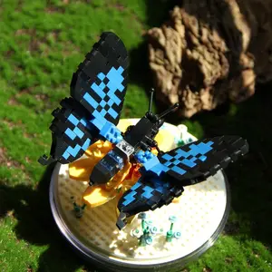 Multiple Building Blocks Toy Sets, Insect Construction Model Series, Decorative Ornaments, Gift Ideas, Unisex, No Battery Required