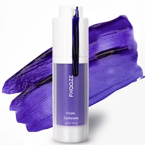 Purple Brightening Stain Removal Toothpaste, Deep Cleaning Toothpastes, Oral Care Products for Fresher Breath