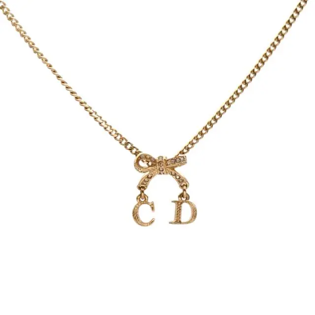 Pre-owned 【DIZ】DIOR Vintage Necklace DIOR AlloyP216144051