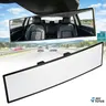 JOYTUTUS 11.81x3.1in Universal Panoramic Convex Extended Rear View Mirrors - High-Quality Glass Clip-On Car Interior Vehicle Accessory, Anti-Drop, Reversible, Easy Installation, Eliminates Blind Spots, Fits Cars/Trucks