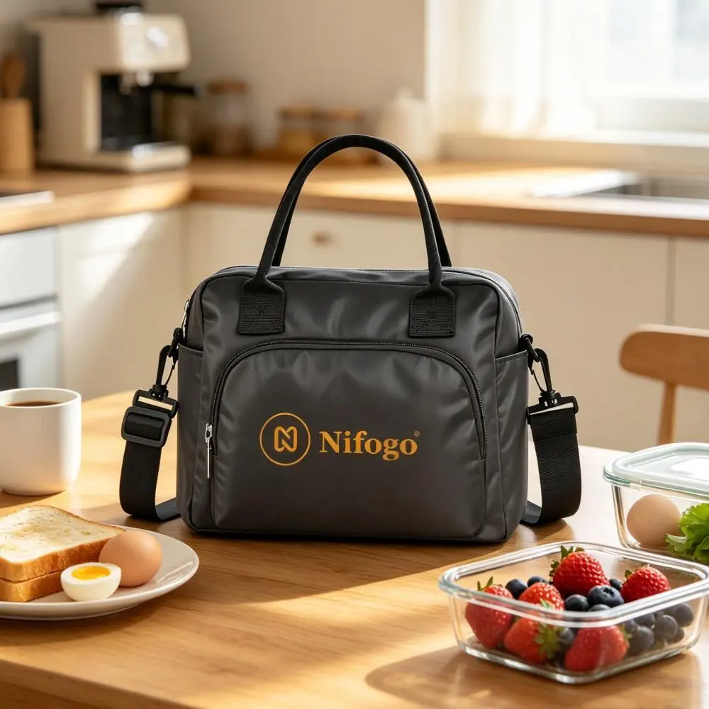 Insulated Lunch Bag for Adults with Organizer Pocket Leakproof Water Resistant for Work Outdoor