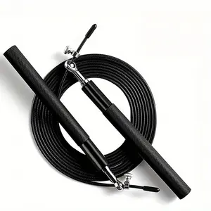 Professional Jump Rope, Adjustable Length Skipping Rope with Weighted Handles, Fitness Equipment for Men & Women Home Gym Workout