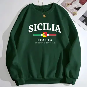 Sicilia Crewneck Sweatshirt, Sicily Italy Shirt, Italy Travel Gift