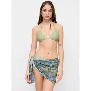 Cider Floral Diary Bikini Set & Sarong