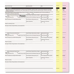 Accufax  Digital Carbonless Paper- 8.5 x 11- 3-Part- Pink-Canary-White- 835 Sets-Carton