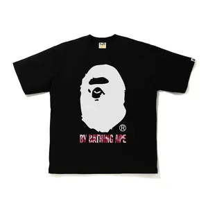 BAPE ABC Camo By Bathing Ape Relaxed Fit Tee Black/Pink (men) by StockX