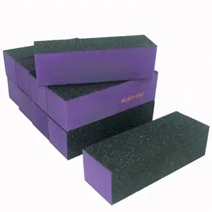 Nail Buffer Sanding Block Polisher Buffing File 60/100 Grit for Acrylic Nail Art Kit Manicure Tools