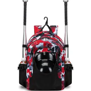 Baseball Softball Backpack for  Boys Girls 6-8 8-12 12-14 Large Youth Bat Bag for Gear Storage Baseball Softball Tball Equipment  Pack with Separate Shoe Bag