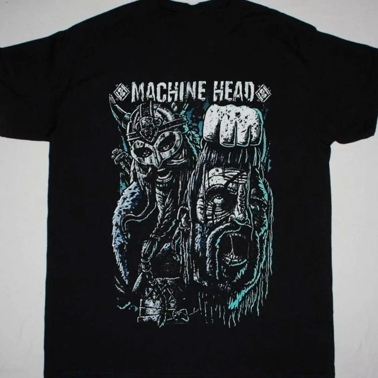 VTG MACHINE HEAD Band Album Heavy Cotton T Shirt S-5XL Black BT612 R