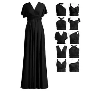 72styles Dress with Bridesmaid Dress, Long, Plus Size, Multi-Way Dress, Twist Wrap Dress Summer Elegant summer outfits birthday outfit plussizedress