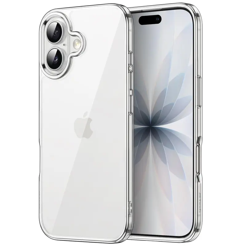 JETech Protective Cellphone Case for iPhone 17 Series, Non-Yellowing Shockproof Bumper Cover, Anti-Scratch Back Phone Accessory, Accessories