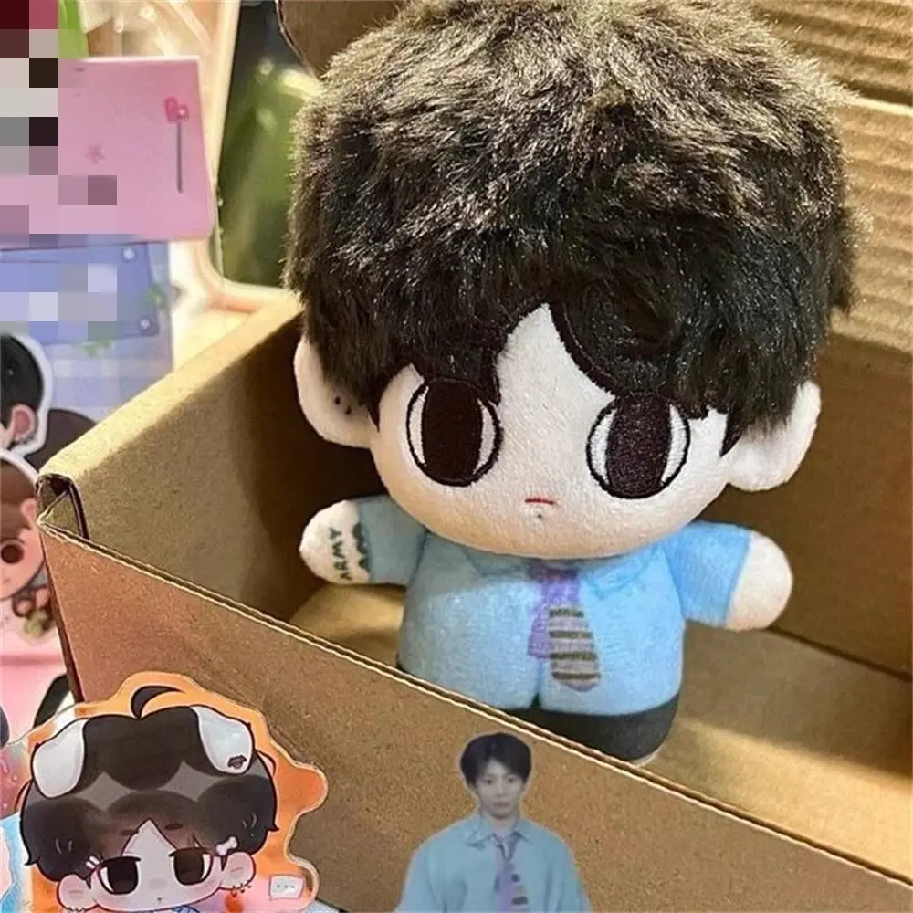 Plushie Kpop Star Jungkook JK Handsome Cool Boy Plush 10cm Doll Toy Body Stuffed Headwear Hat Cosplay Original Gift