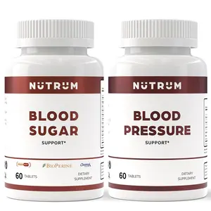 Blood Balance Essentials Bundle - Blood Sugar + Blood Pressure Support - Science Backed Third Party Tested