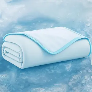 Cooling Pet Blanket, Pet Cooling Mats For Dog Bed And Cat House, Eco-Friendly Cooling Blanket, Use In Crate, Tunk, Camping, Outdoors, Portable, Durable– Oversized Large 39″*55″ Pet Pad, Machine Washable