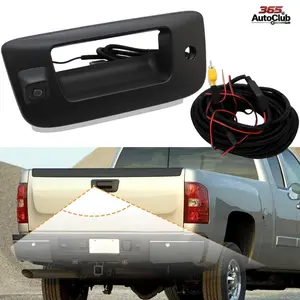 170 Viewing Angle Tailgate Handle Rear View Backup Camera, Compatible with 2007-2014 Silverado Sierra 1500 2500HD 3500HD, Reversing View Park Assist Auto Safety Accessories