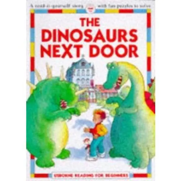 Used Kid Book - Dinosaurs Next Door (Reading for Beginners Series 1) by Harriet Castor, Paperback, English, Easy-to-Read Text, Fun Story, Educational Books for Beginners, Kid Books, Fun-To-Read Story