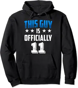 This Guy Is Officially 11 Eleven 11Th Eleventh Man Birthday Pullover Hoodie - Kesharleemas Shop 66B09X75PLSL
