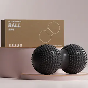 Fascia Peanut Ball Foot Massage Spine Muscle Relaxation Double Ball Hips Back Leg Acupressure Stimulation Yoga Massage Ball gym accessories