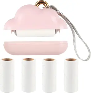 Mini Lint Roller Travel Size, Reusable Lint Roller for Travel, Pet Hair Remover Portable Lint Roller for Clothes with 150 Sheets Refillable