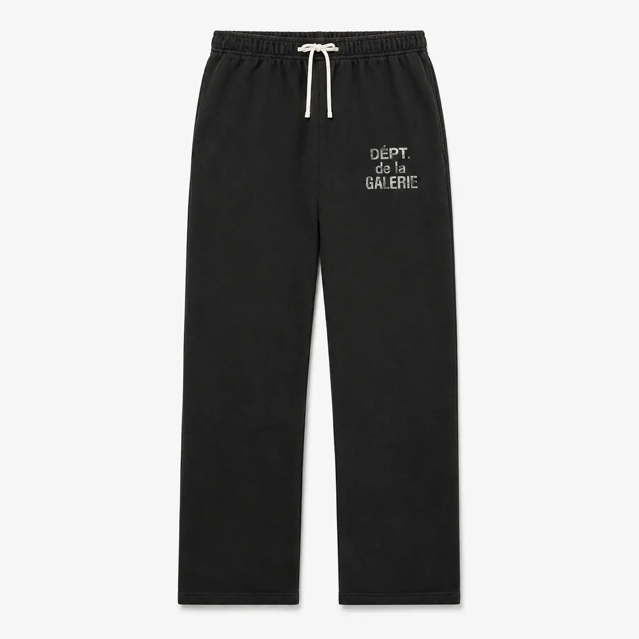 Gallery Dept Logo Sweatpants, Y2K Streetwear Jogger Pants, Relaxed Fit Unisex Casual Bottoms