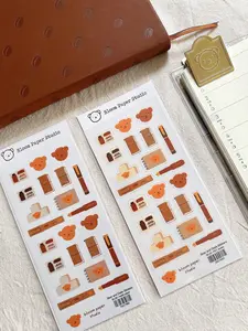 Bear and Desk Stickers