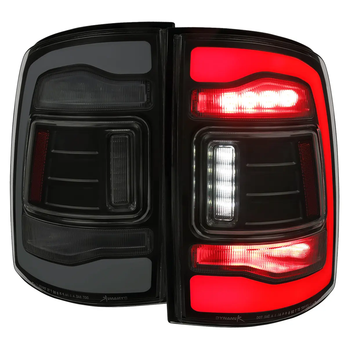 2013-2018 RAM 1500/2500/3500 Sequential Signal LED Tail Lights (Black Housing/Smoked Lens) 2013-2018 RAM 1500/2500/3500 Sequential Signal LED Tail Lights (Black Housing/Smoked Lens)