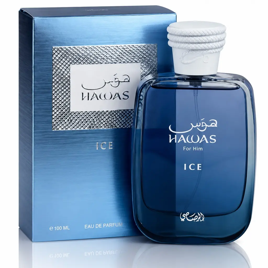 Hawas Ice for Him Eau de Parfum 100 ML - Refreshing Fragrance for Men