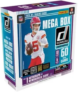 2025 Donruss Football Trading Cards Mega Box