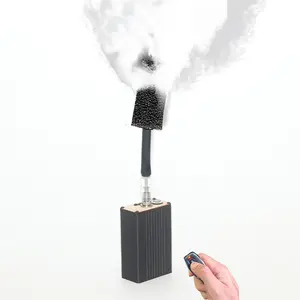 StagesFogger portable fog machine Wireless Remote portable smoke machine handheld Smoke Machine for Festivals,Gift,Magic,Photography,Video,Indoor,Outdoor Events,Parties,Halloween,Air Tesiting, Glass