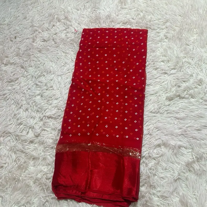 Lightweight Georgette Saree with Picco-Done Falls