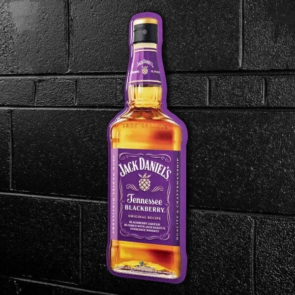 Jack Daniel’s Blackberry Bottle Tin Sign
