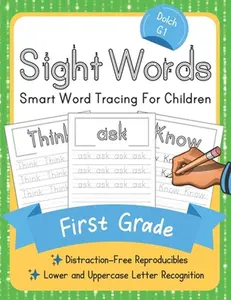 Dolch First Grade Sight Words: Smart Word Tracing For Children. Distraction-Free Reproducibles for Teachers, Parents and Homeschooling -- Elite Schooler Workbooks, Paperback