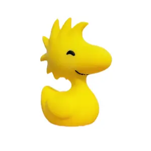 Yellow Bird Duck 2 Inches Tall 3D-Printed in Hard Plastic Great Gift for Jeep Lovers and Duck Collectors Unique Collectible