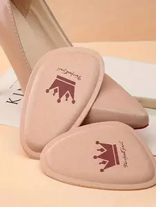 1 pair Women's Non-Slip Breathable Heel Grips, Sweat Absorbent Shoe Insoles For High Heels Prevent Slipping And Pain, Adjust Loose Shoes, Suitable For Pointed Toe Shoes