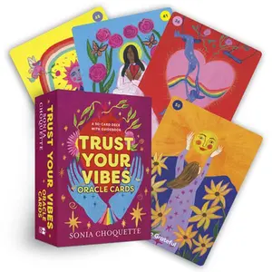 Trust Your Vibes Oracle Cards: A 50-Card Deck with Guidebook -- Sonia Choquette - Other