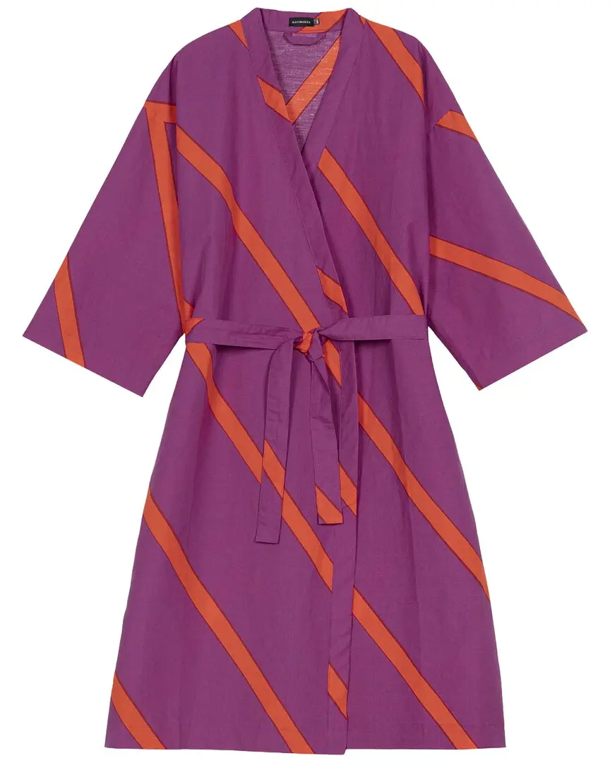 Marimekko Basso Home Linen-Blend Robe