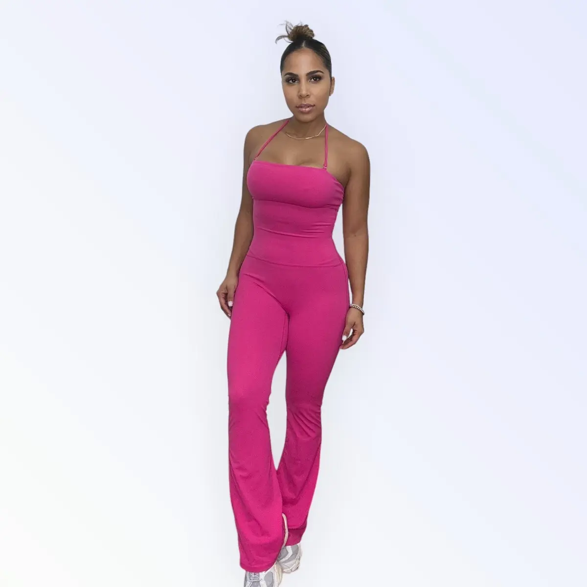 Pink Bodysuit Womenswear Women Minimalist