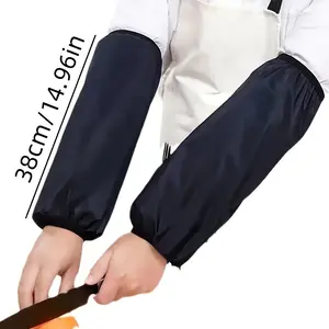 2-Piece Set: Men's & Women's Waterproof Arm Sleeves for Work and Daily Life-Oil-Resistant, Stain-Proof, and Protective Cuffs.Suitable for Students, Kitchen Use, and Outdoor Activities.