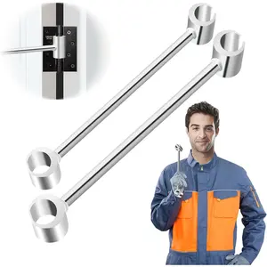 2 Pack Hinges Gap Adjusting Wrench, Door Hinge Repair Tool, 0.55-0.98in Adjustment Tool for Fire, Cleanroom and Safety Doors (14-25 mm)