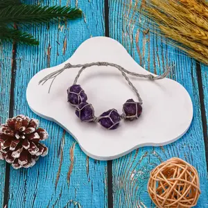 [Magic Crystal] Raw Crystal Stone Bracelet, Deals for You Days, Celestite, Jewelry, Gemstone, Reiki Gift, Handmade, Energy, Unique, Halloween