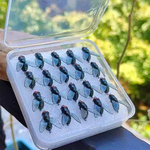 20pcs Bionic Fly Lure Soft Baits, Fishing Lures with Horse Mouth Hooks, Fly Fishing Accessories, Model Cy102026, No Ca_prop_65_ca